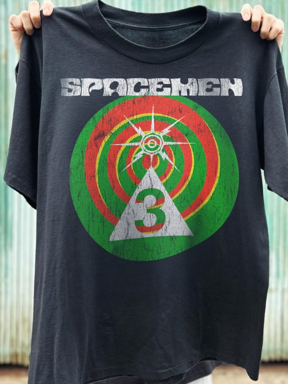 1988 Spacemen 3 Grail Rare Black T-Shirt
